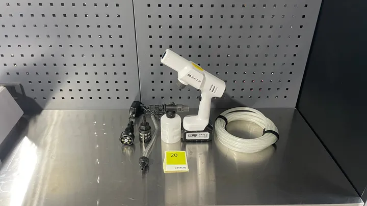 Akku-Reinigungspistole mit Zubehör 21 V